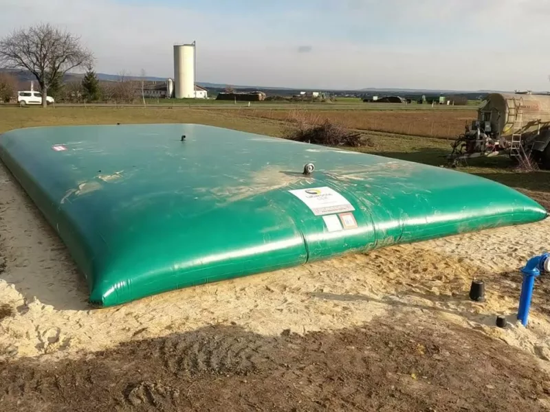 Installation of a fire tank in Austria