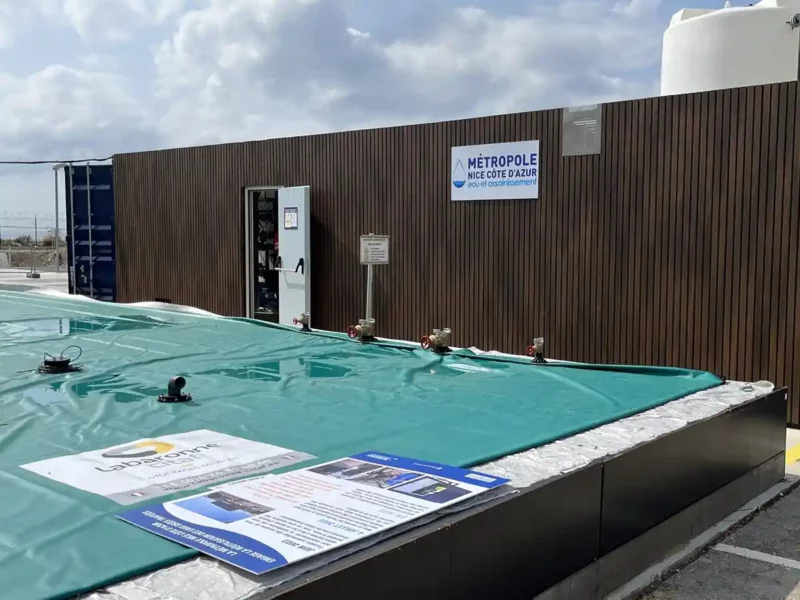 A flexible tank for a REUSE project – Nice A flexible tank for a REUSE project – Nice
