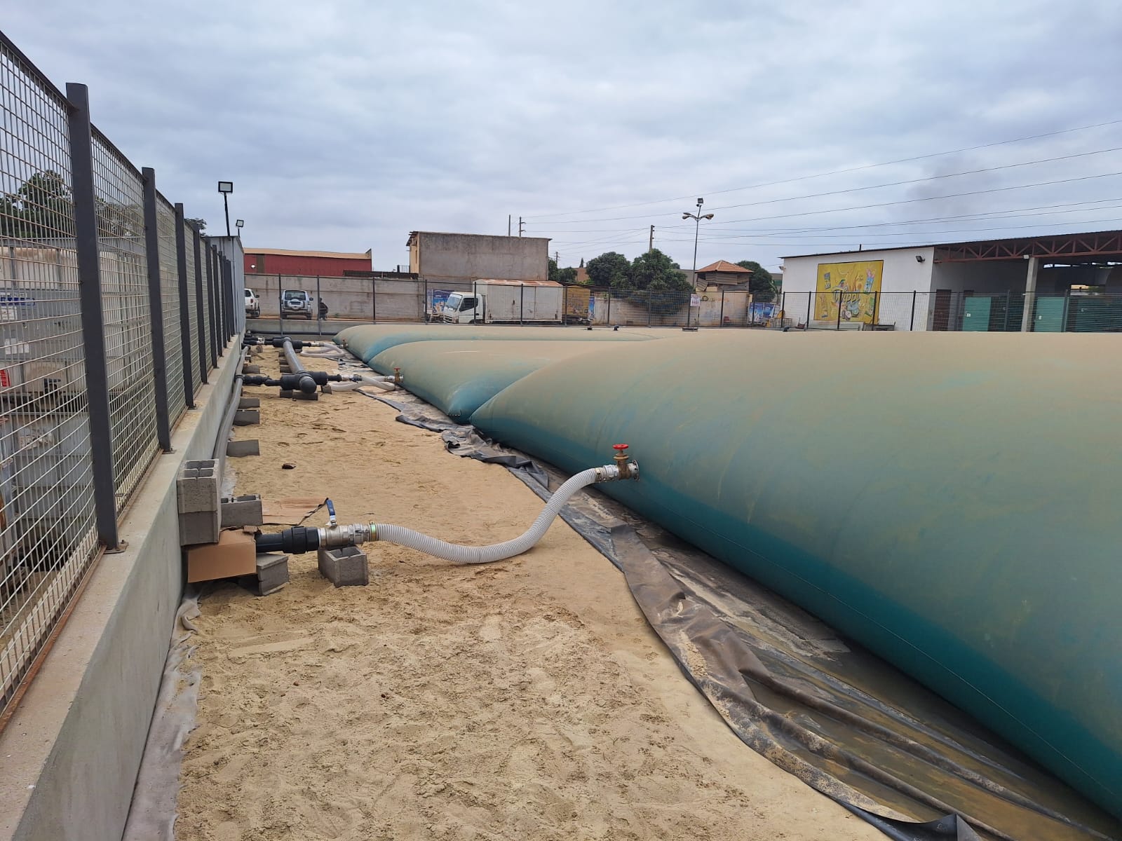 Wastewaster storage – 3 x 200 m3 Wastewaster storage – 3 x 200 m3